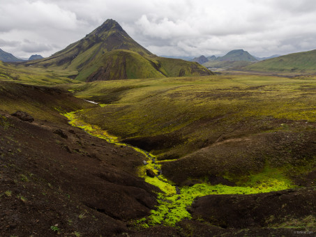 Stórasúla, sur le trek Skogar - Landmannalaugar