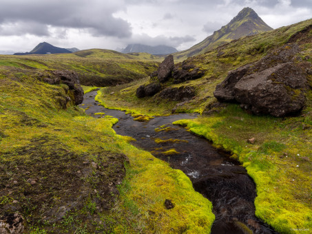 Stórasúla, sur le trek Skogar - Landmannalaugar
