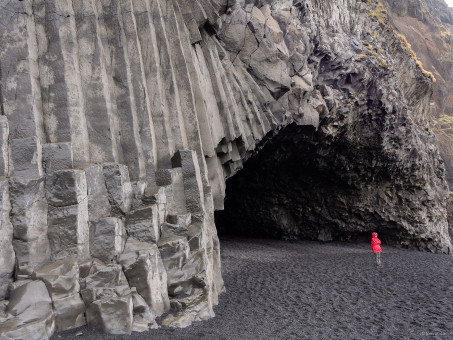Orgues basaltiques sur la plage de Vik