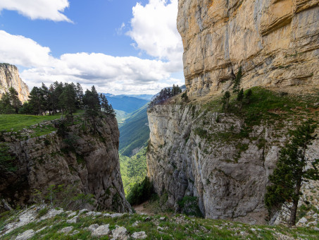 Les couloirs de la vire d'Archiane