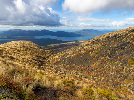 Sur la redescente du Tongario Crossing