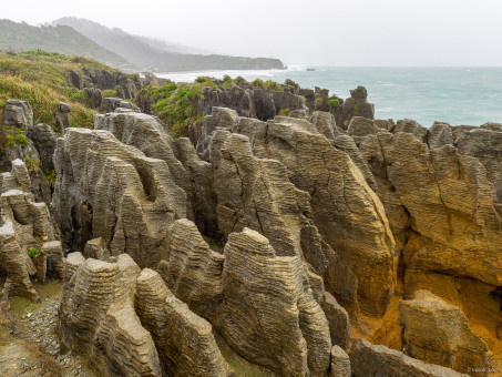 Pancake rocks à Punakaiki