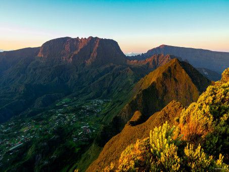 Levé de soleil depuis la Roche Ecrite