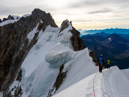Départ des Arêtes de Rochefort