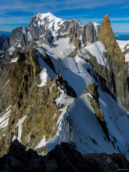 Arêtes de Rochefort et Dent du Géant