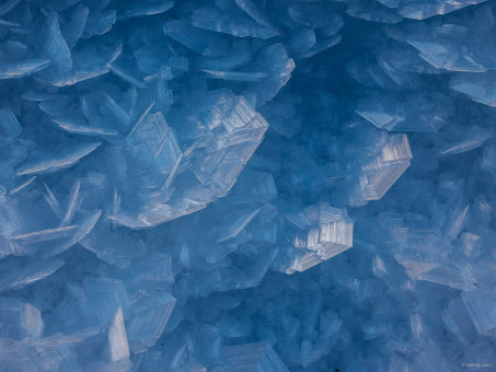 Moquette de cristaux de glace