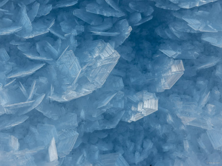 Moquette de cristaux de glace