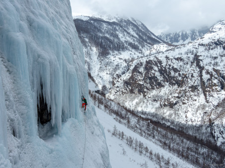 Cordée italienne à notre droite