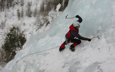 Stage cascade de glace avec l’UCPA