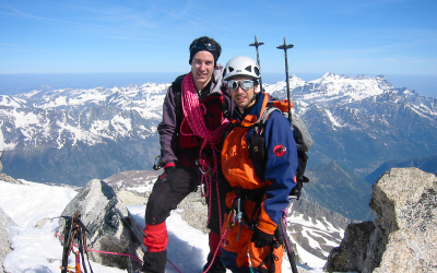 Aiguille du Tour depuis Albert 1er