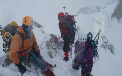 Goulottes de glace avec MDLT