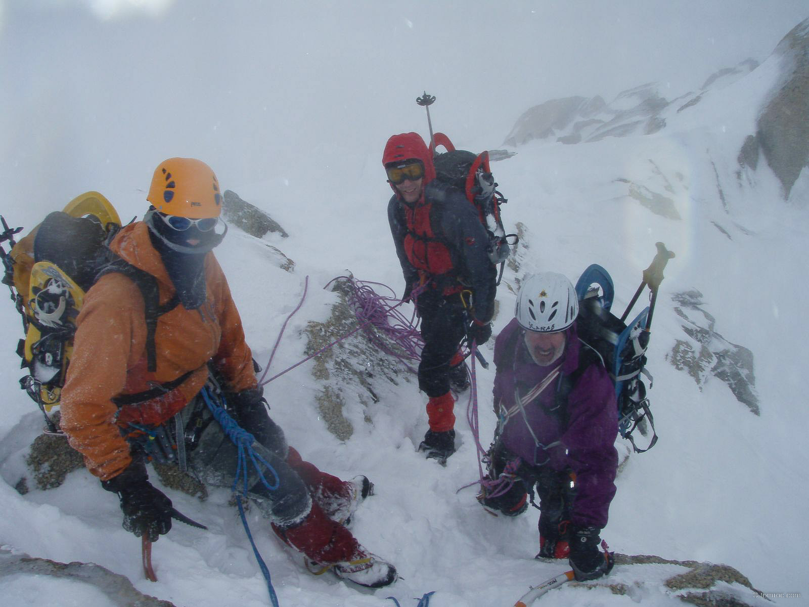 Goulottes de glace avec MDLT