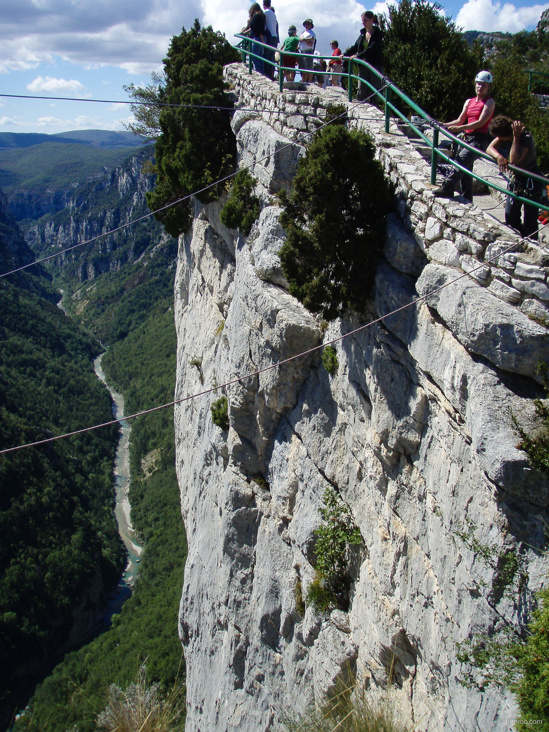 Grimpe dans le Verdon