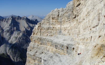 Semaine de via-ferrata dans les Dolomites