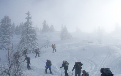 Ski de randonnée au Pic Saint Michel, dans le Vercors