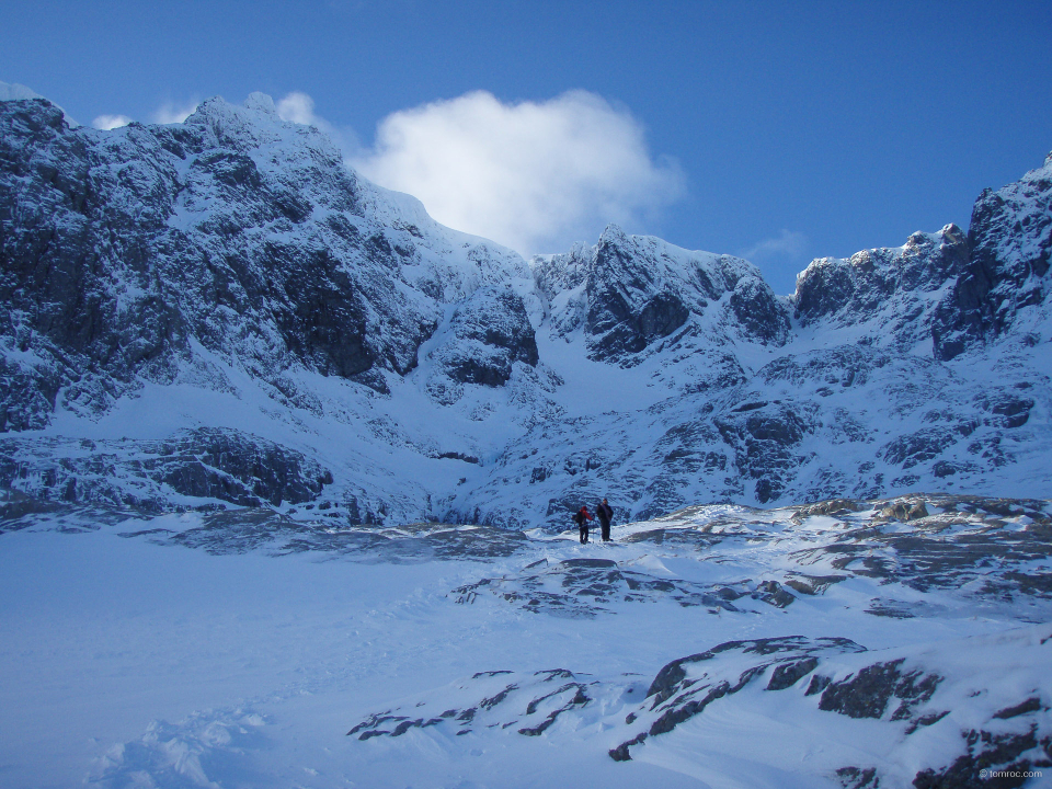 Grand beau temps sur le Ben pour notre première journée !