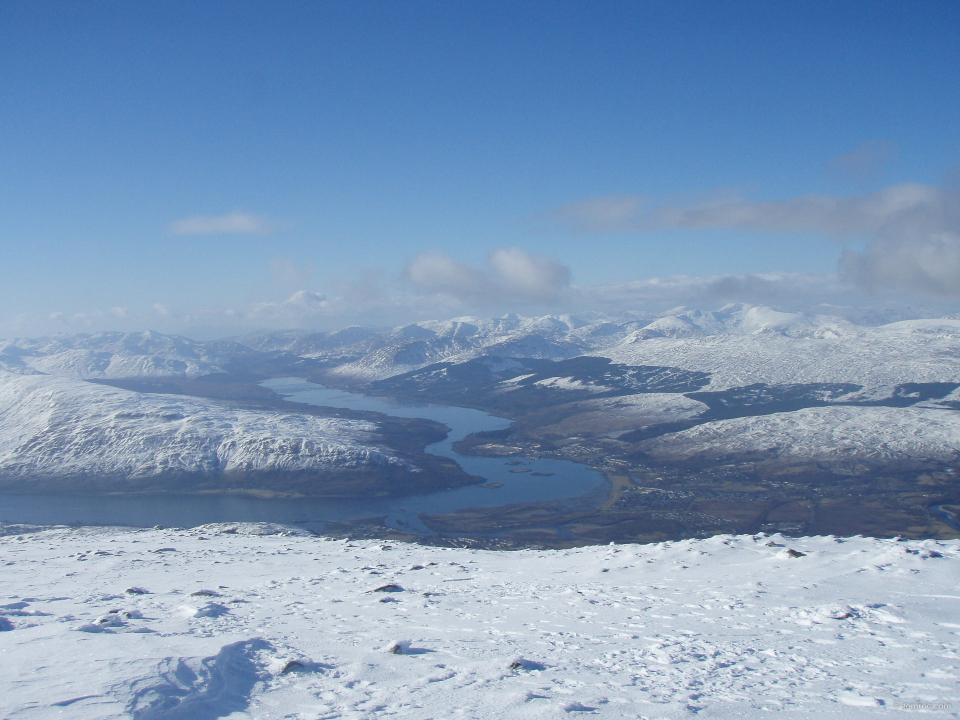 au sommet du Ben Nevis