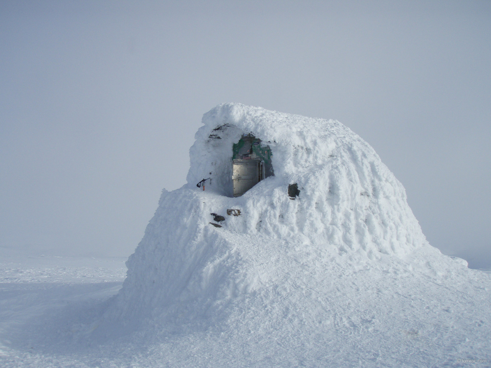 L'abri au sommet du Ben Nevis