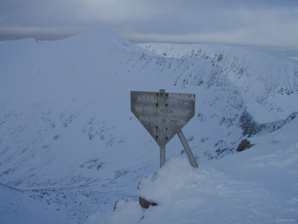 Le repère de descente d'Abseil Posts