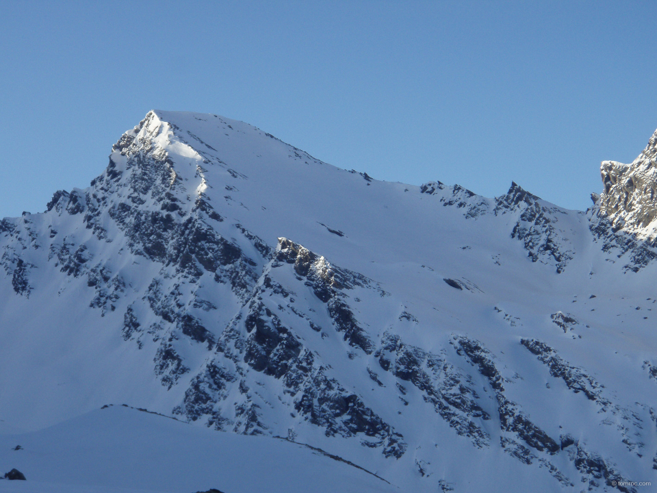 à la montée au col de la traversette