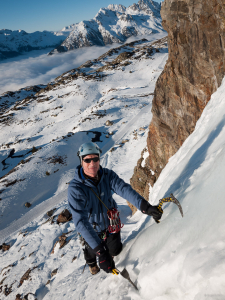 André tout sourire à l'approche du relai