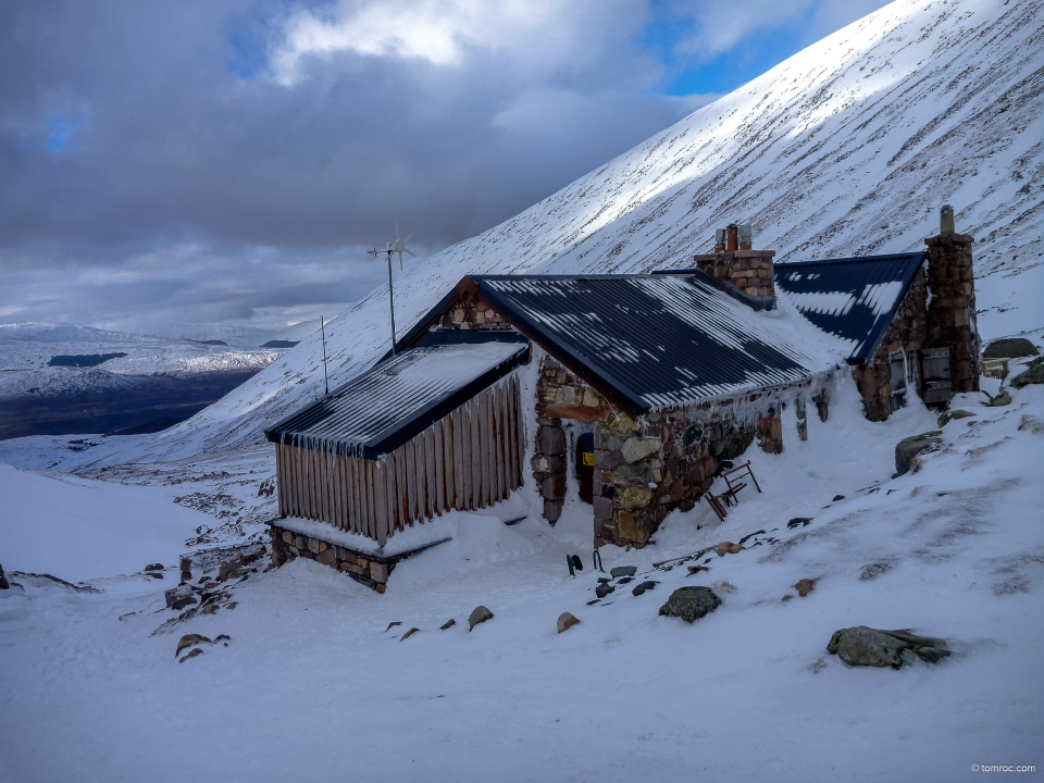 Le refuge CIC au pied du Ben Nevis.