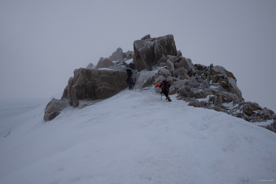 Sommet du Mont Blanc du Tacul.