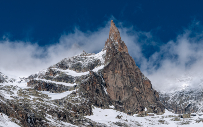 Aiguille Dibona, début avril