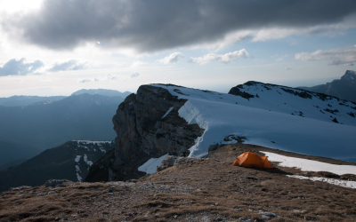 Bivouac et pas d’escalade à la Dent de Crolles