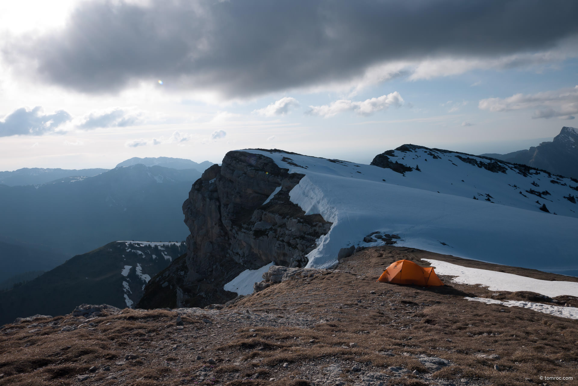 Bivouac et pas d’escalade à la Dent de Crolles
