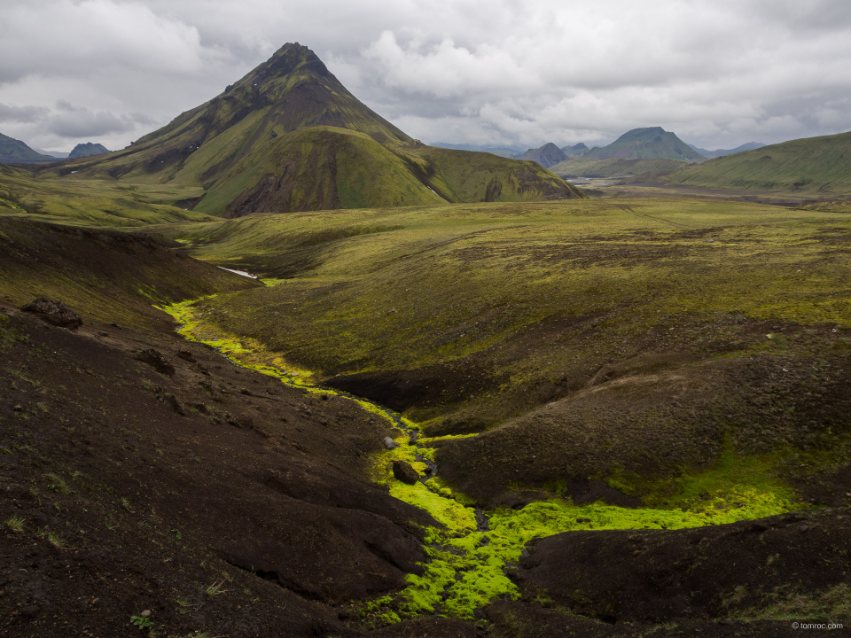 Stórasúla, sur le trek Skogar - Landmannalaugar.