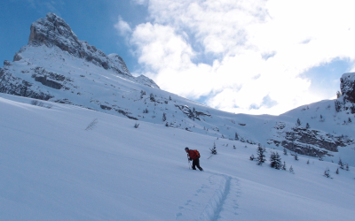 Ski de randonnée dans les Aravis, objectif Charvet