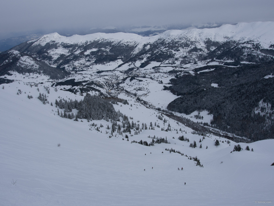 Gresse en Vercors depuis le Pas de la ViIle