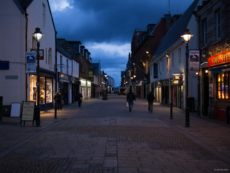 La rue principale de Fort William