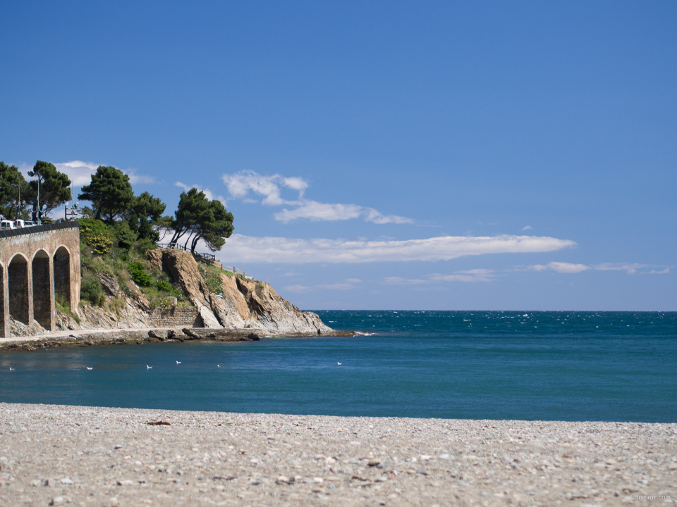 La plage de Banyuls-sur-Mer