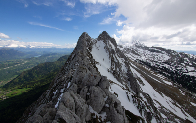 Double Brèche du Gerbier dans le Vercors