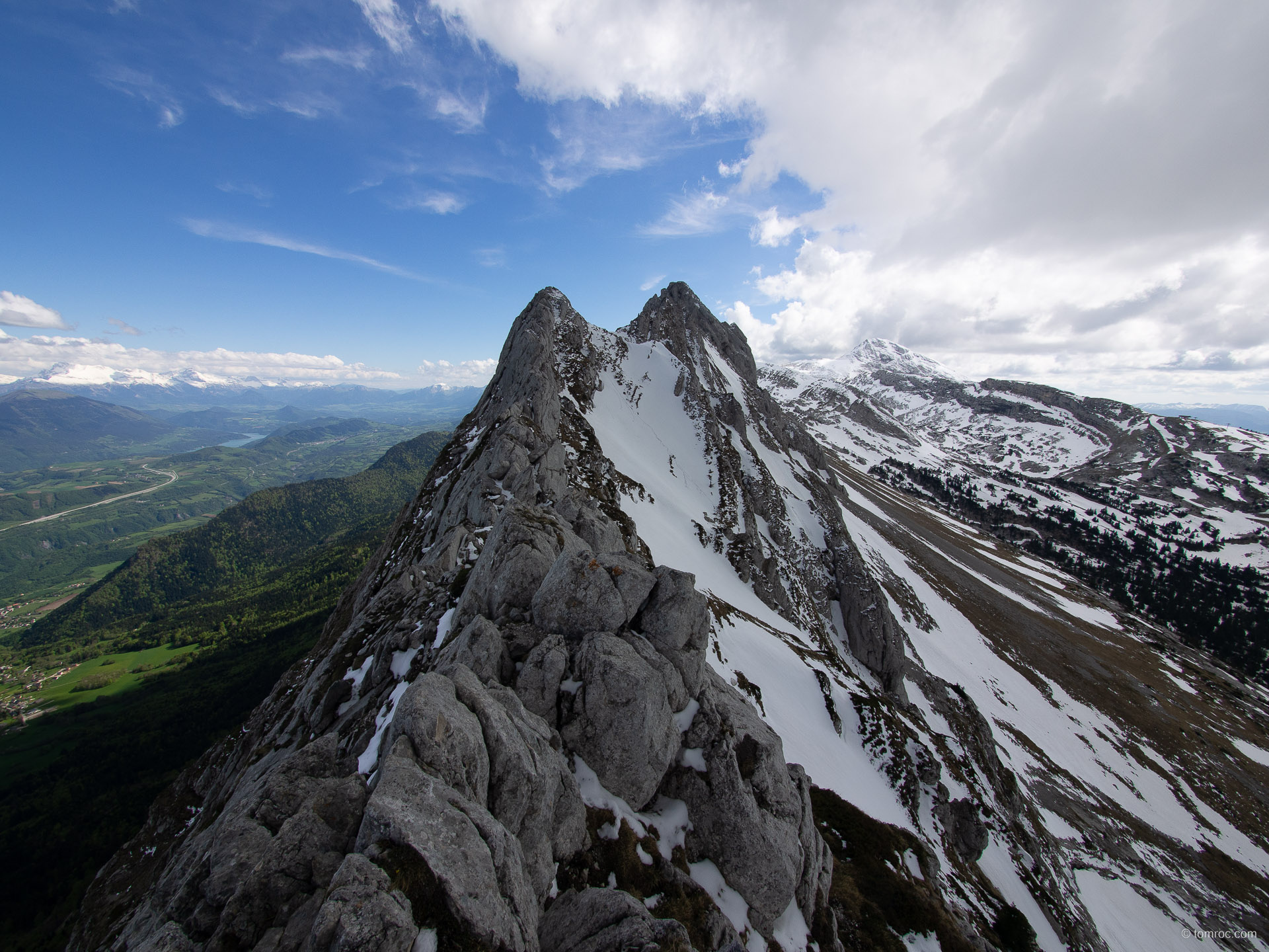Double Brèche du Gerbier dans le Vercors
