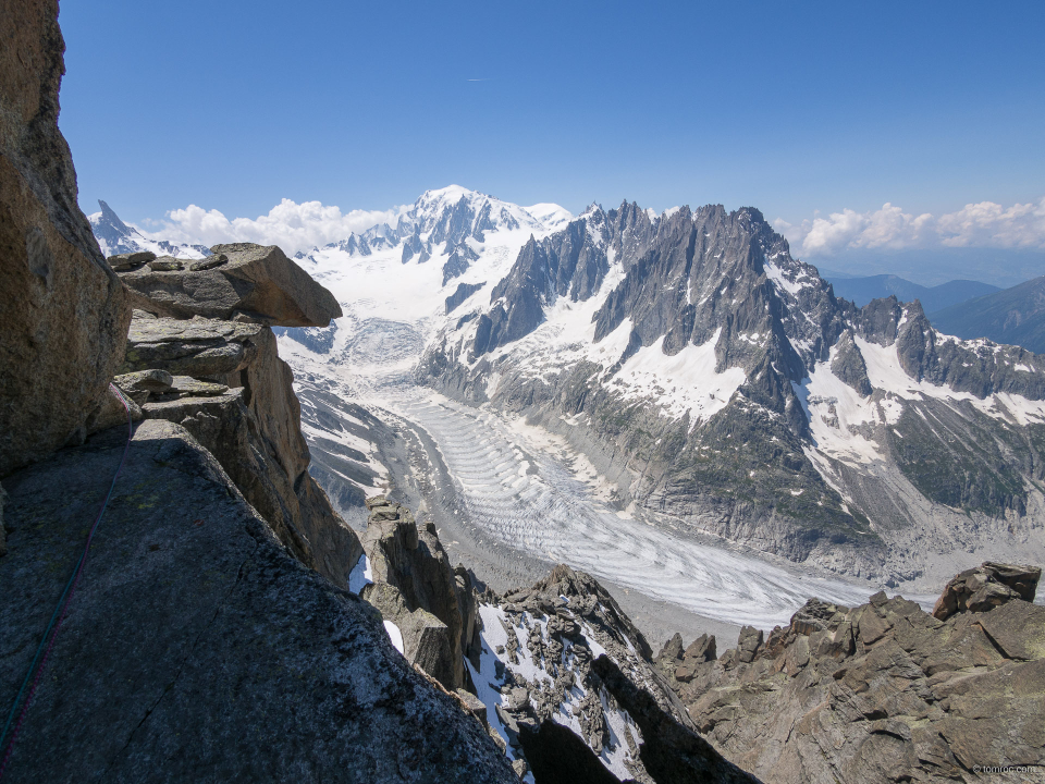 Les belles vires de l'arête