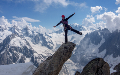 Arête sud de l’Aiguille du Moine