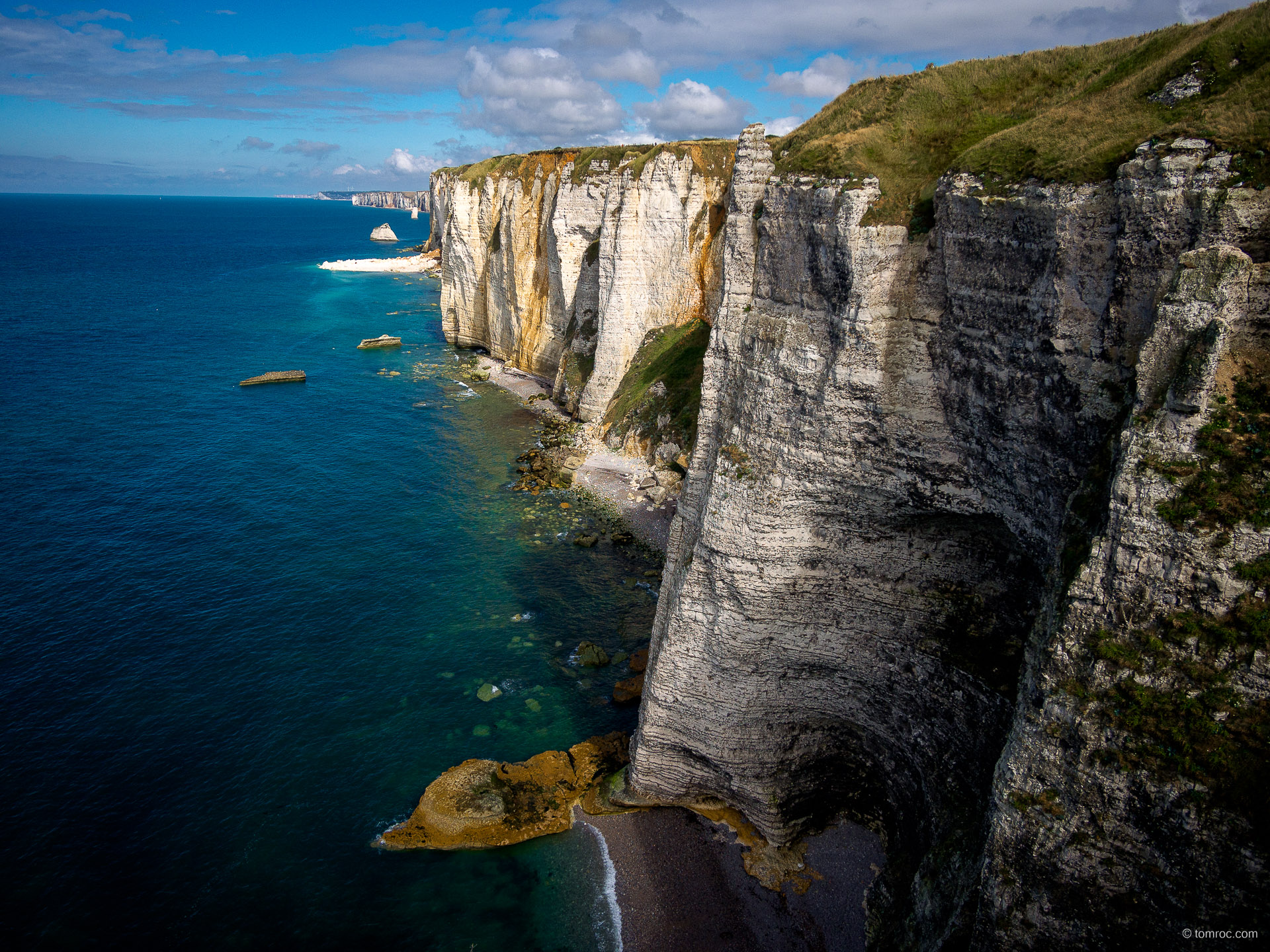 Les falaises d'Etretat