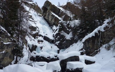 Glace à Cogne avec le CAF