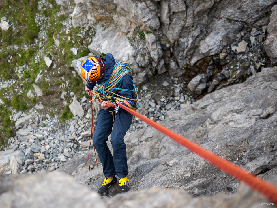 Descente en rappel