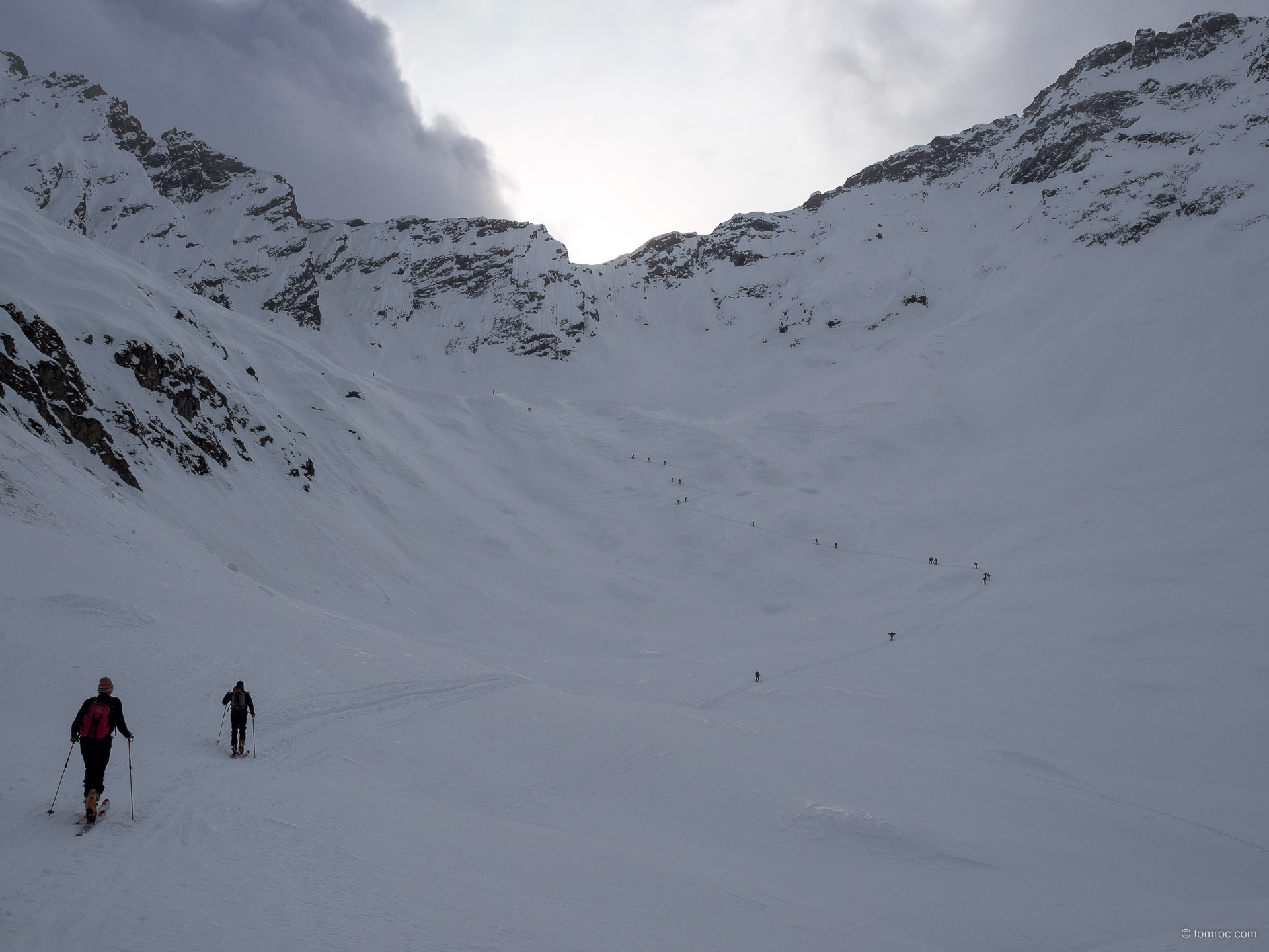 Ski de randonnée à All’Acqua en Suisse
