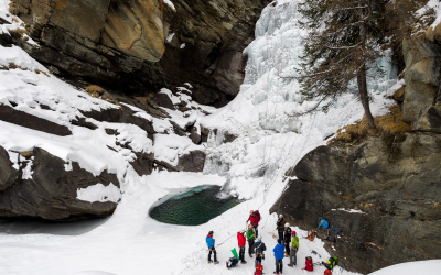 Stage initiateur CAF Cascade de glace