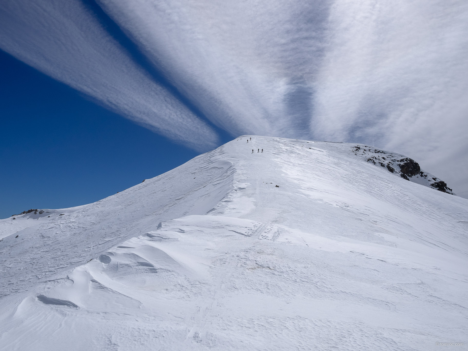 Ski de randonnée à la Bayasse, en Ubaye
