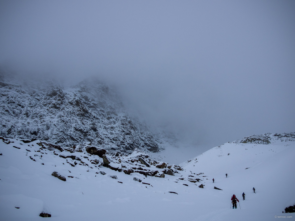 Montée vers le brouillard