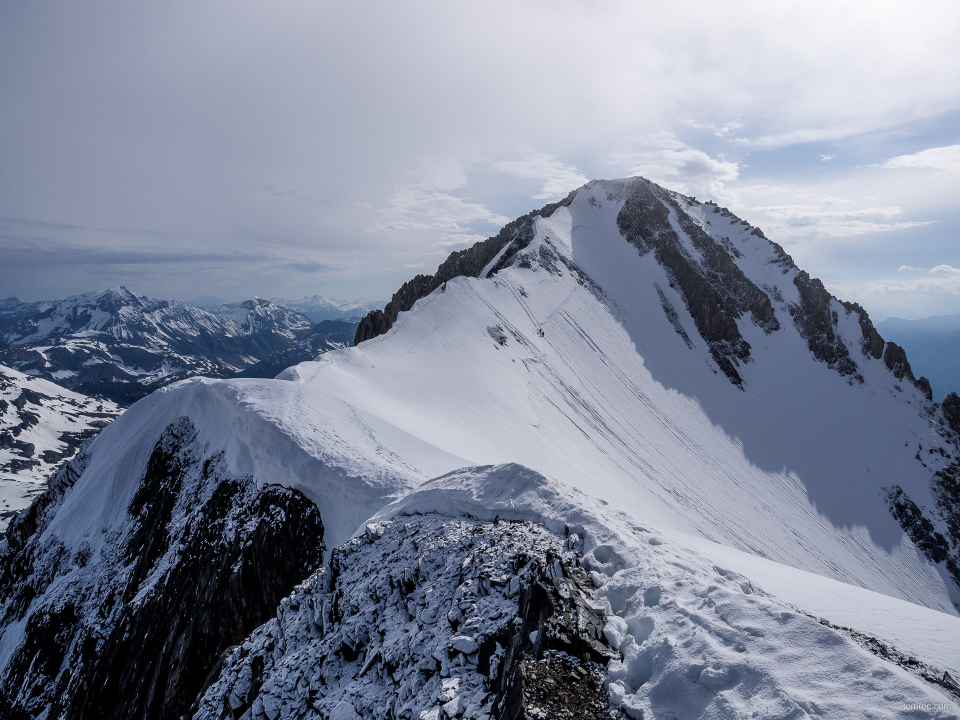 Le sommet de la Dent parrachée