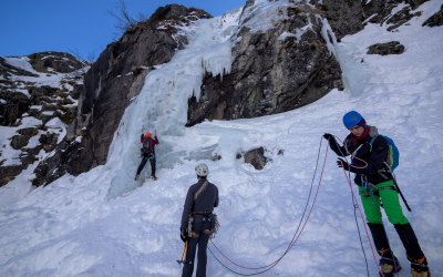 Première sortie CAF d’initiation à la cascade