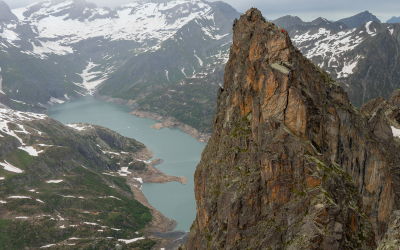 Perrons de Vallorcine et Index de la Glière durant un week-end pluvieux à Chamonix