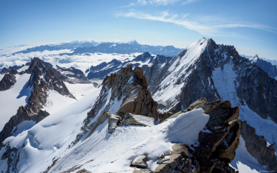 L’arête Forbes à l’Aiguille du Chardonnet